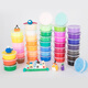 [70% nuevo] Beibo's Color Mud Ultra Light Clay Handmade Color Mud Clay Space Mud Toy Toy Diy Mud + 4 Colors