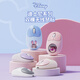 Ratón Bluetooth inalámbrico Disney (DISNEY) para niñas, modo dual compacto, recargable, oficina ergonómica, silencioso, atractivo, sensación cómoda, adecuado para computadoras portátiles, iPads, tabletas, sonido ligero, Marycat-beige, modo dual Bluetooth/batería de duración ultralarga/sensación cómoda