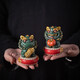 
BOSSY Forbidden City Style Cultural and Creative Stone Lion A pair of good things happens to creative crafts ornaments company personal souvenirs A pair of good things happens to [Bonus] + Base + Gift Box