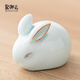 Juyu porcelain celadon jade rabbit tea pet ornaments tea table ornaments decorative ornaments tea set ornaments handicrafts tea room tea table accessories celadon small jade rabbit