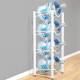 Linjia boy bucket rack bottled water special bracket floor-standing pure water bucket placement rack office storage mineral water storage rack single row double-layer rack