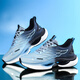 Región occidental Camel Men's Shoes 2024 MEHA ASICINA ALAVENTABLE Y POMAS ANTI-SLIP Sports Sports Sports Junior High School Examen de ingreso de la escuela secundaria Prueba física Carretera 9888 Negro Gold [Botón de rotación] 37