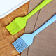 Isama oil brush household high temperature resistant silicone brush kitchen barbecue baking pancake cake egg yolk pastry brush oil brush food grade small oil brush small silicone brush (random color)