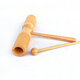 
Orf Tiandi Oak Grooved Double Roller Children's Percussion Instruments Orf Teaching Toys Kindergarten Musical Instruments Large Oak 25*4.5cm