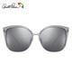 Hua Yule Sonnenbrille Neue polarisierte Fahrbrillen für Frauen, die die Sonnenbrille AP11730 C026/Nickel weiß Metallpolarisierte Quecksilberfilm