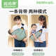 
Mom Fruit (org.mama) baby strap multi-function horizontal front-held baby holding artifact 0-3 years old baby carving baby outdoors for four seasons. Gray-shoulder strap adjustable [summer mesh]