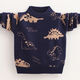 
Children's round neck sweater pullover boys' sweater spring and autumn new style medium-large children's cotton boys' autumn and winter base suitable for children aged 2-12 in autumn and winter. Beige dinosaur 100_Suggested height 90-100 cm