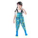 Lower body of waders for boys, large children's play clothes, waterproof waders, rain pants, one-piece rain boots, kindergarten children, beach fishing suits for men and women, children's pink overalls with pockets, size 21/27 (shoe inner length 14.5cm)