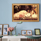 
Emperor flag hand-painted classical mother woman oil painting European style bedroom bedside background wall hanging painting living room decoration painting mural hanging painting 692 gold solid wood frame 130X90