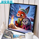 
Crazy Zootopia digital oil painting Cute cartoon Crazy Zootopia digital oil painting SJ1355120*20c SJ13554