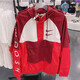 Nike (NIKE) men's jacket autumn sportswear woven hooded windproof fashion sports jacket casual top DJ0477-011 DJ0477-677/red hooded double hook L