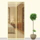 Diyin (DIYIN) Velcro door curtain anti-mosquito magnetic soft screen door summer bedroom household encrypted sand window sand door partition screen window screen beige stripe 90*210cm