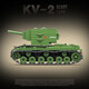 
Chinese Building Block Military Series BT-7 Light Tank Land War Overlord Particle Plug Plug Model Children's Toy Gift 100239 KV-2 Heavy Tank 1180 Particles