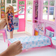 【7成新】芭比(Barbie)儿童玩具女孩礼物过家家玩具小公主洋娃娃城堡别墅换装娃娃房子-芭比娃娃之闪亮度假屋FXG55