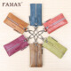 Feiman Key Bag Women's Multipripe Multi-Función Bag Key Kore Corea Carretera Genuina Carretera Cabeza de la llave de la llave de la llave de la cabeza Bag Purple Purple