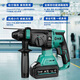 Dayi Electric Hammer Pickaxe Impact Drill Force à quatre fonctions à impact sur le lithium sans balais à haute puissance A7-C6626 Lithium Hammer Impact Drill A7-C6626 [6.0h Double standard électrique]