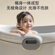 Kaimiao Kaaimool Kinderbad Eimer Bad Eimer Bad Bad Bad Bad Bad Bad Eimer Schwimmen kann auf dem großen Bad Eimer Debang Home Weiß + Dusche + Zhuanzhuan le Geschenkpackung sitzen