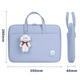 Moidure de portable de charcuterie, sac à main à grande capacité, sac de dossier d'information sur le fichier de fichiers, cadeau du Nouvel An bleu