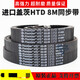 Imported synchronous belt HTD512-8M 520-8M 560-8M 576-8M transmission belt imported Gates 512-8M-20mm width