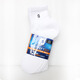 FOOTJOYFootjoy golf socks FJ men and women low socks sweat-absorbing and odor-proof golf sports towel socks 15276-Men's black short three-pair package