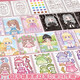 Ausgezeichnete Punktzahl Kinder Kinder Spielzeug Mädchen Geburtstagsgeschenke Prinzessin Aisha Dress-up Sticker Handbuch DIY handgefertigtes ruhiges Buch