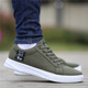 Snguny High-End Light Luxury Marke Leinwandschuhe für Männer 2023 Frühling Neue Brettschuhe für Männer vielseitige Mode lässige Schuhe für Männerschuhe für Männer 6636 Black Gold 43