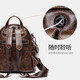 Jianying -Rucksack für Frauen Feste Farbe Retro Vielseitige Mode Frauenbeutel Casual Reis