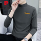 
Pierre cardin autumn and winter half-high neck base shirt men's long-sleeved T-shirt pure cotton autumn clothes versatile plus velvet simple thickened thermal underwear royal blue YP-C6187 plus velvet L