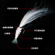 Bear Fire Ice Silk crevel Luya appât bionic luya Problème Luya Problème Colorne Crowned Shrimp 8 # 5 Problème de préparation Verre