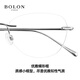 Tyrannosaurus (Bolon) Myopia Brille Titanrahmen optische Rahmen für Frauen, elegante und exquisite, Jungen Sven-Rahmen BT1590 Cat-Eye Roségold BT1592B30 Einzelrahmen (kein Objektiv erforderlich, um den Kundendienst Rabatt zu kontaktieren)