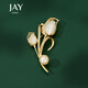 Jay tulip brooch, high-end women's suit corsage, birthday gift for mother, mother-in-law, elders