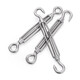 JINGGONG 304 stainless steel turnbuckle screw tensioner wire rope tightener rope tightener turnbuckle bolt M8 (OC type)