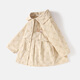 Children's School Students (TONGXIAOSHENG) Girls' Trench Coats Spring and Autumn Baby Children's Autumn Mid-Length Baby Fashionable Cardigan Children's British Trench Coats Khaki 100
