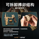 Verspielter Valley Fantasy Dampf Revolver zusammengebautes Baustein Model Spielzeug Jade Blue Boy Geburtstag Kindertag Geschenk
