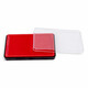 
Deli quick dry ink, rectangular plastic shell, red stamp, table ink, financial stamp, office stamping supplies 9864ES