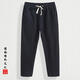 
ZMEX casual pants men's pants Chinese style spring, summer and autumn new loose harem pants nine-point bloomers men's black XL (120-130Jin[Jin equals 0.5 kg])