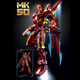 Blocs de construction chinois Avengers Iron Man Mech MK50 ANTI-HULK Fighting Armour Boy Assembly Toys Mechanical Iron Man (1203 particules) Sac