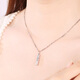 Yuan Shengfu's new PT950 boutique fashion perfume pendant platinum pendant atmospheric platinum necklace pendant for women 3.44g platinum perfume pendant