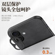 Mlnew Apple iPhone 16plus Lens Full-incrustation de téléphone mobile Case de protection Apple 16Plus Lambin Mobile Phone Case A3291 Case de protection anti-chute 5G [Bourgogne] avec un film trempé à haute définition en plein écran