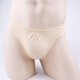 Ye Zimei men's ice silk underwear sexy transparent thong men's low-waist briefs men's U-convex breathable sexy underwear 4013 flesh color one size