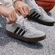 
adidas small serrated D-PAD CLASSIC casual beautiful high style retro basketball shoes adidas light gray/black/light scarlet 38
