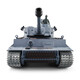 Henglong allemand Tiger Metal Remote Control Tank Car Model Alloy Car Children's Toy Launch Smoking Effect Effet Boy 3818 Édition améliorée de base (plastique) 1800mAh Batterie (25 minutes de conduite)