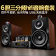 
KINGHOPE Junhao Voice 503 Three-quarter Frequency Hi-Fi Speaker Electronic Tube Bile Amplifier Combination Audio Set HIFI Fever Grade Bluetooth USB Lossless Coaxial Bookshelf Speaker KH-503+126+128DVD (Black)