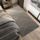 Star night bedroom imitation cashmere bedside blanket anti-fall and anti-slip living room bay window carpet thickened long plush bedside blanket no-wash round ripple - warm bedside 120*160CM