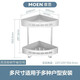 摩恩（MOEN）单层角篮卫生间五金挂件不锈钢双层角篮转角置物架带挂钩90103 ACC9925双层角篮 （镜面款）