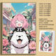 Taoli Family Cute Anya Spies Player Cartoon Puzzle 1000 High-Pretty Wall-Hanging Gift Puzzle Unzipping Toys Puppy Anya-F683 500 Pieces Puzzle (No Photo Frame)