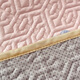 Jieliya GRACE tatami bed cover pure cotton 100% cotton bed sheet with lace clamped cotton quilted kang cover is large size thickened and non-slip K691 [other sizes can be customized] (2 meters + sag 40 cm) * 2.4 meters