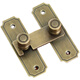Dixin door buckle Chinese style antique wooden door lock household sliding door lock latch full copper lock nose padlock door bolt A type_bronze