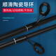 TAIGEK lure rod straight handle spinning wheel set light and hard fishing rod sea rod throwing rod carbon fishing rod set 2.4 meters