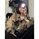 Mai Cong Tie-Dye-Denimjacke für Frauen im Frühjahr und Herbst New Retro High Street Heiße Mädchen Waschjacke Top Trendy Blue 9926 S 80-95
